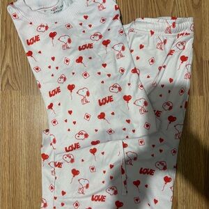 Womens Valentine Pajamas with Snoopy
